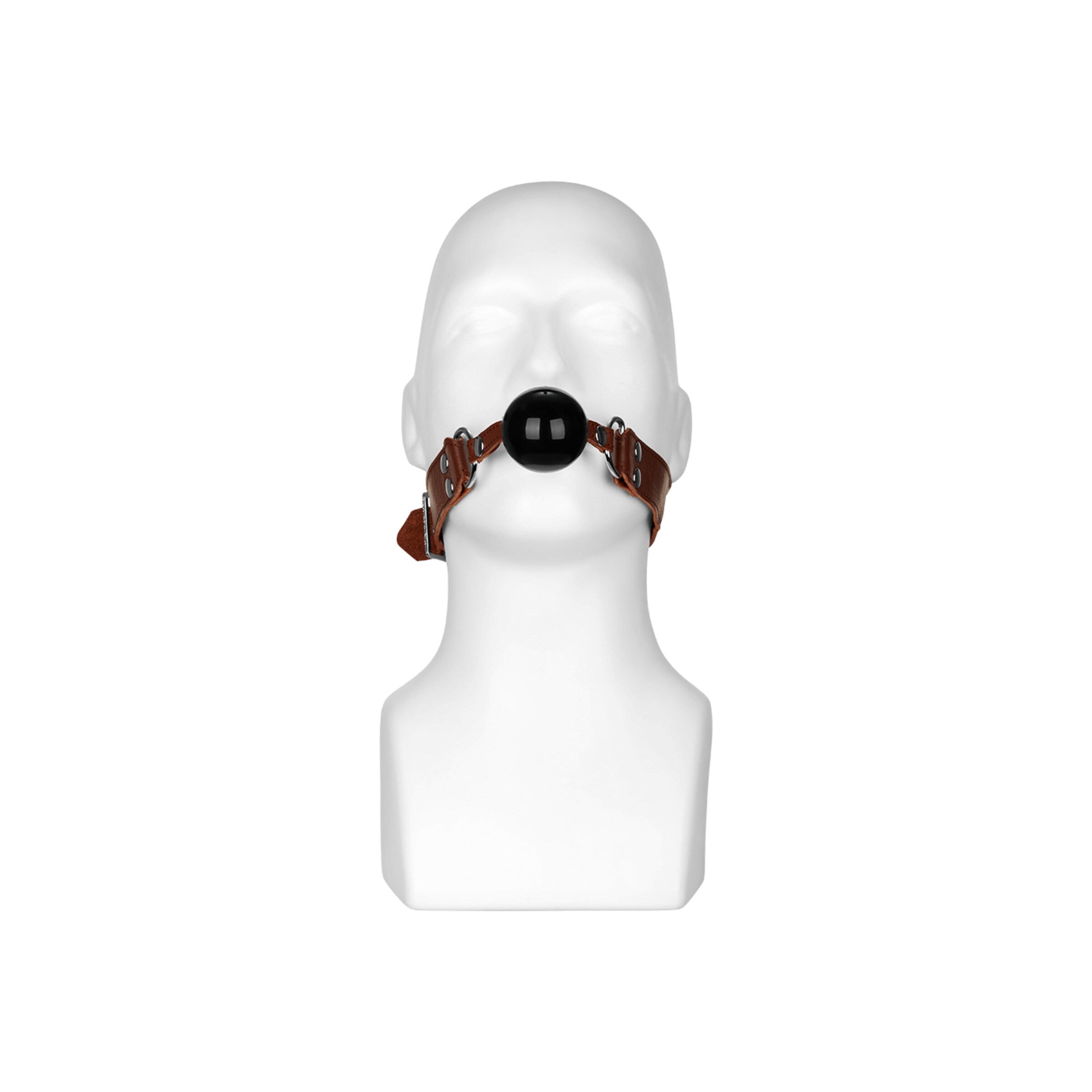 mondknevel-met-bal-Bruin-Zwart-4