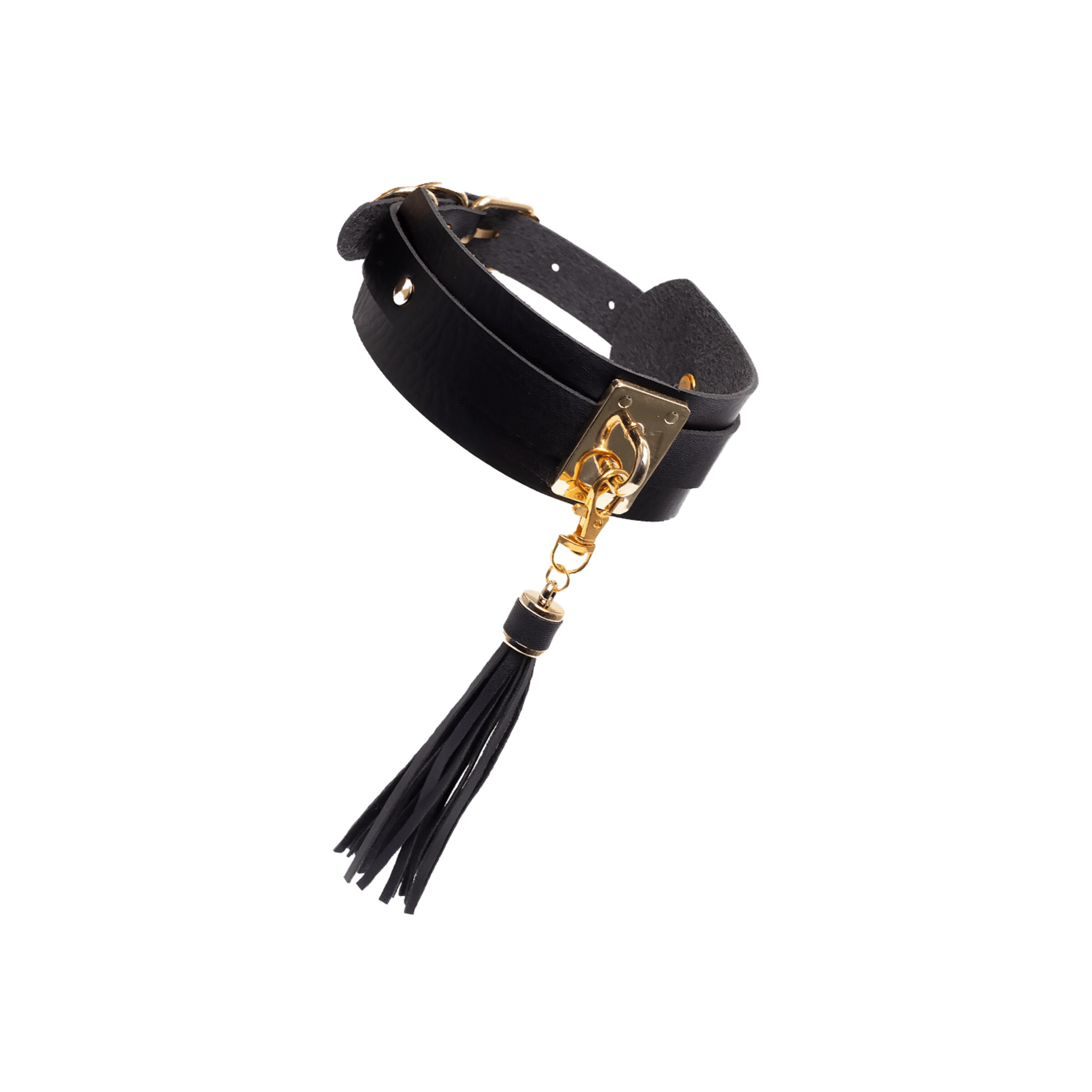 teasing-tassel-collar-Goud-Zwart-1