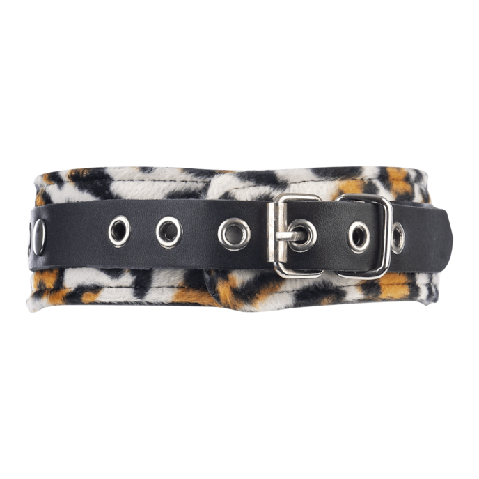 collier-en-cuir-avec-o-ring-Léopard-2