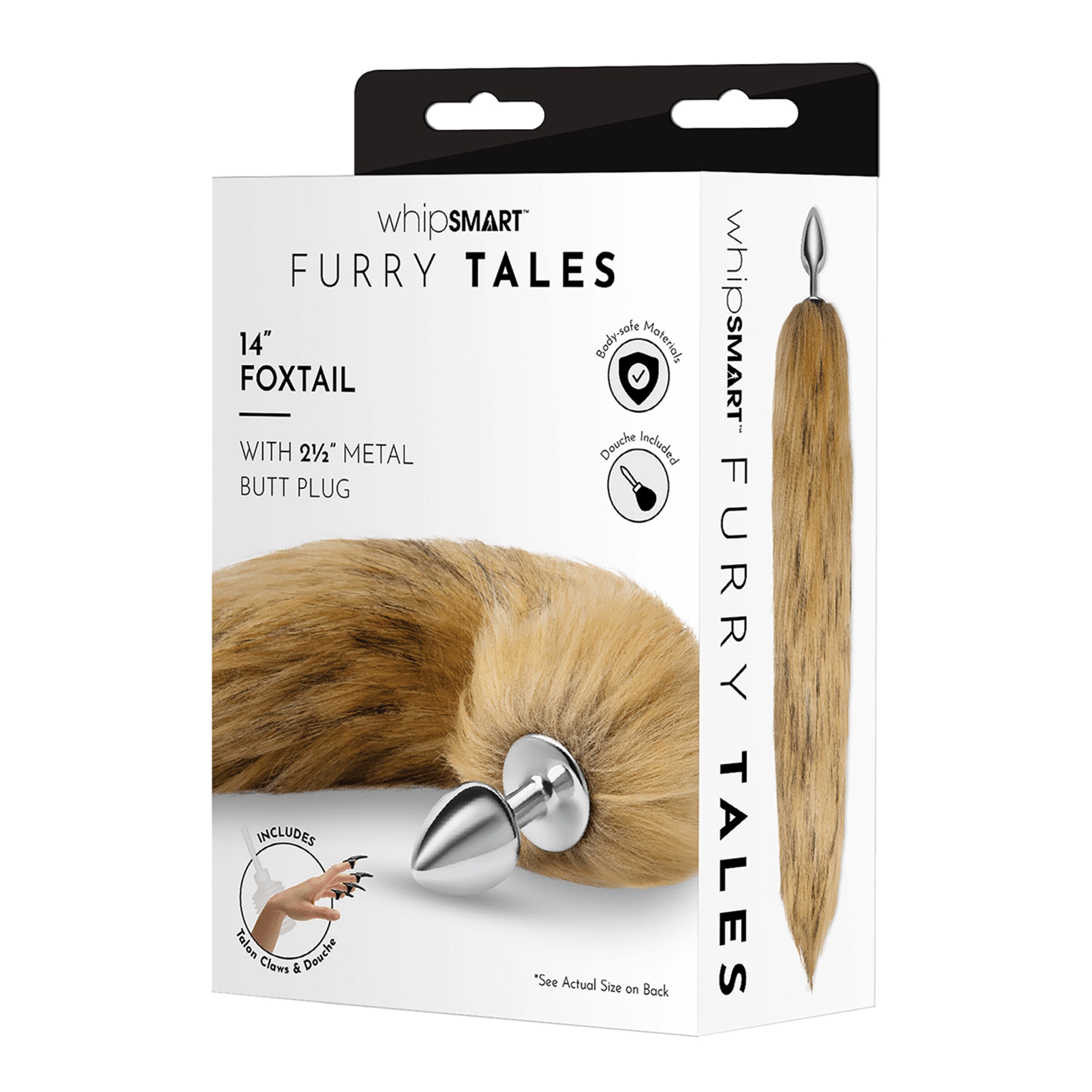 furry-tails---14-fox-tail-35-6-cm-Bruin-Zilver-3