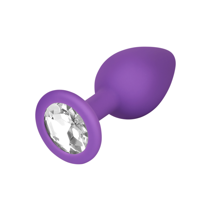 siliconen-anaaldildo-met-kristal-s-7-cm-Lila-Transparent-1