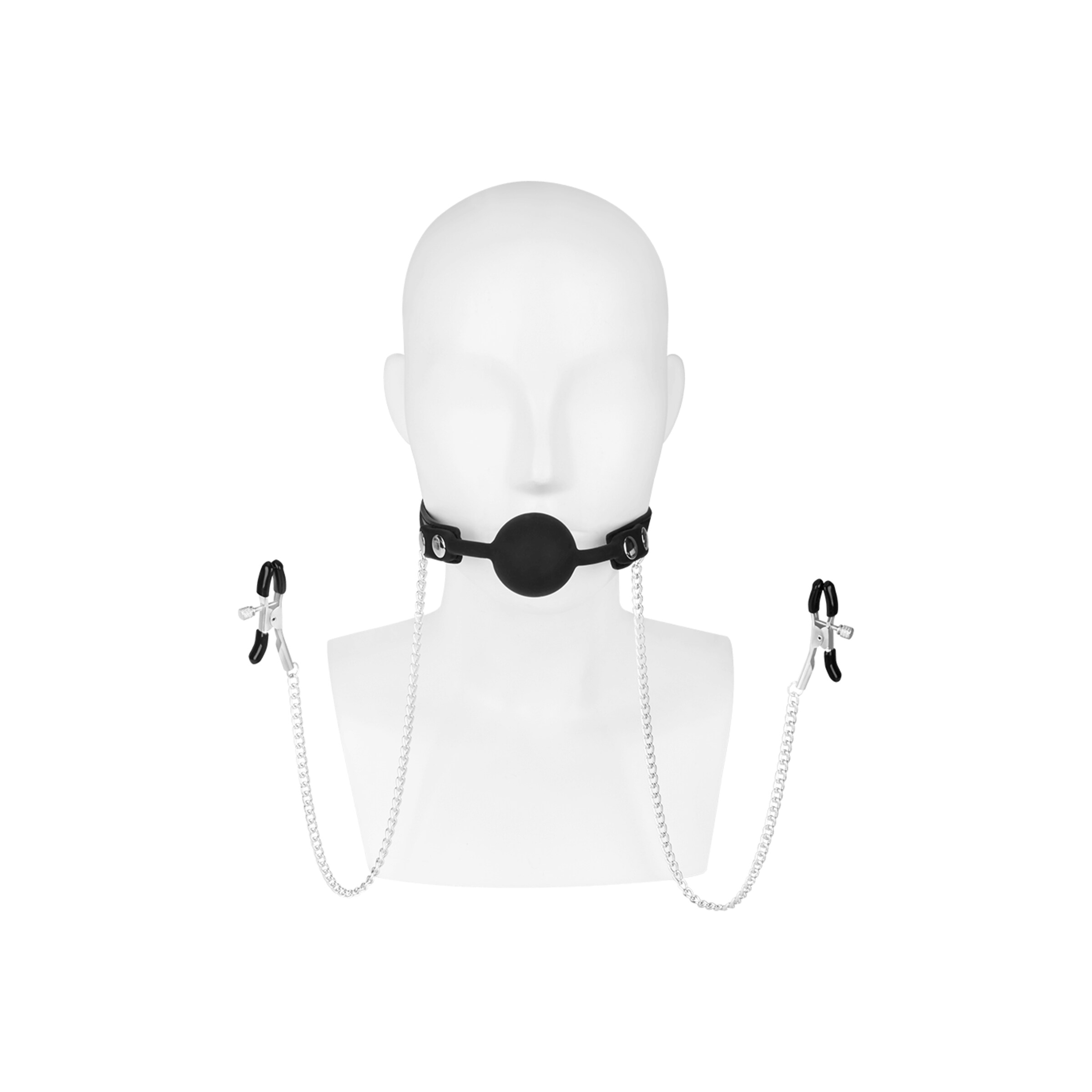 ballknebel-mit-klemmen-Schwarz-Silber-4