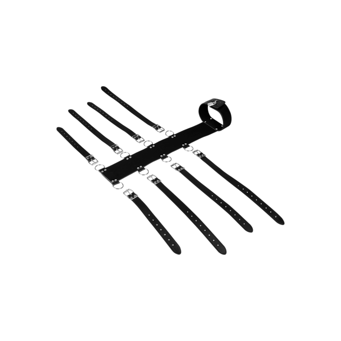 harnais-de-bondage-polyvalent-9-pièces-Argent-Noir-3