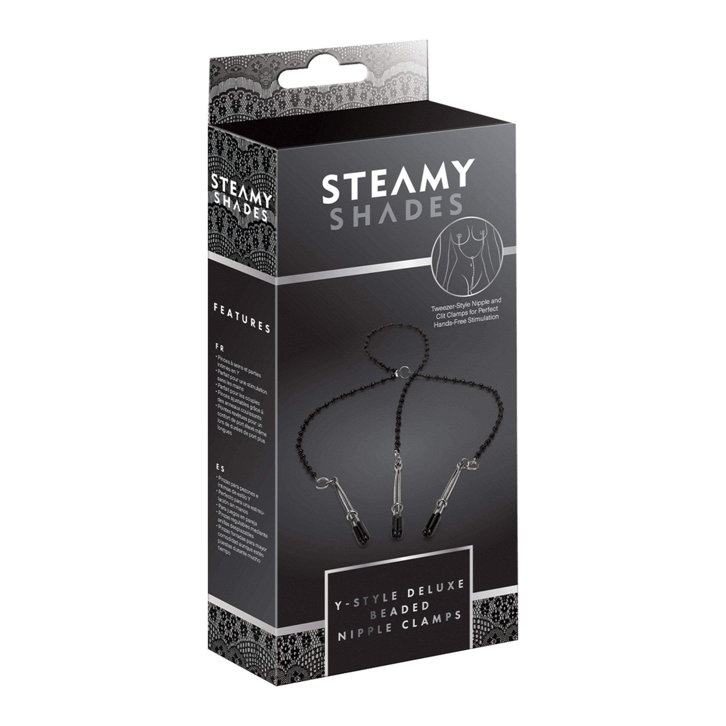 y-style-deluxe-beaded-nipple-clamps-Zwart-2