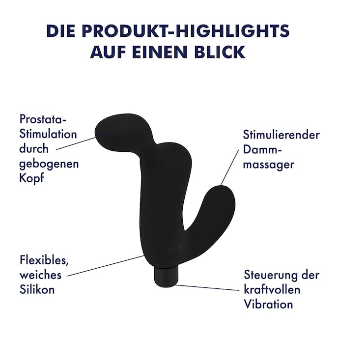 Analvibrator Prostata-Vibrator aus Silikon, 13 cm schwarz online kaufen Analvibrator Prostata-Vibrator aus Silikon, 13 cm schwarz online kaufen
