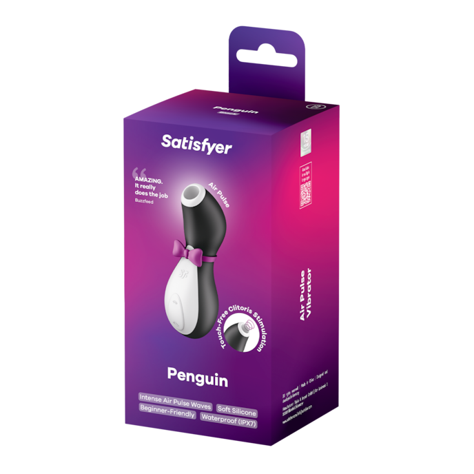 satisfyer-penguin-Schwarz-Violett-Weiß-3