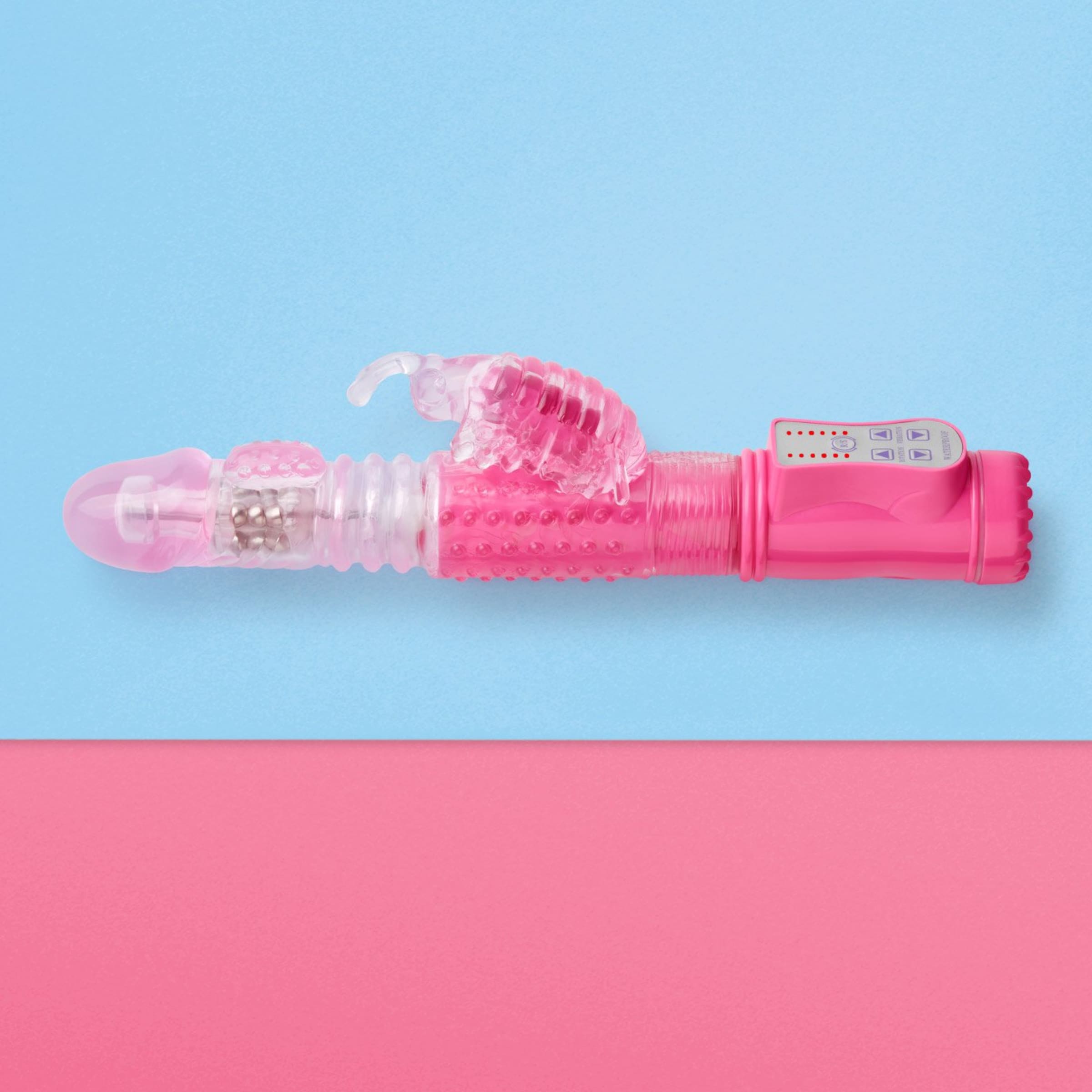 herlaadbare-stotende-parelvibrator-25-5-cm-hy]-hy]-Roze-Transparant-2