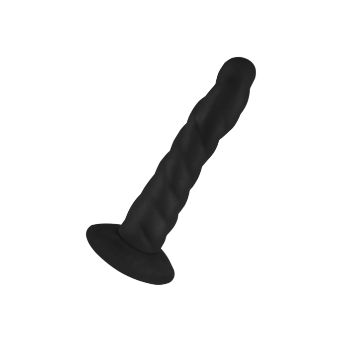 gode-strap-on-avec-base-à-ventouse-amovible-16-cm-Noir-1