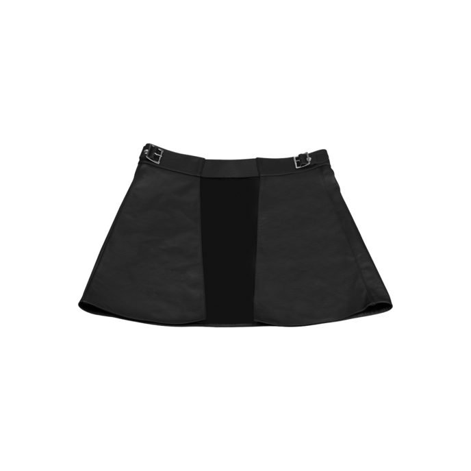 jupe-en-cuir-s/m-Noir-6