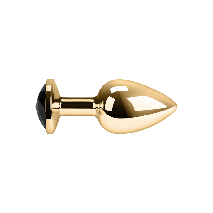 edelstalen-dildo-met-kristal-goud-7-5-cm-Goud-Zwart-2