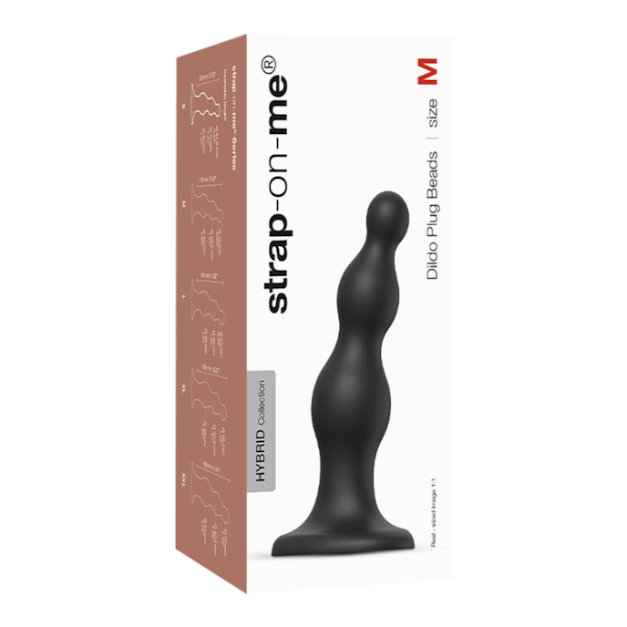 dildo-plug-beads---maat-m-15-cm-Zwart-2