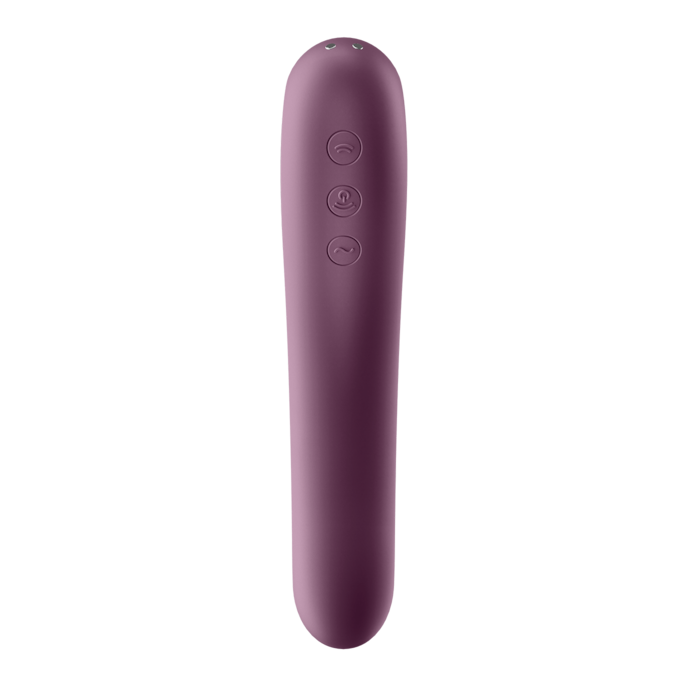 satisfyer-dual-kiss-vibromasseur-2-en-1-+-jouet-à-ondes-de-pression-Bordeaux-4