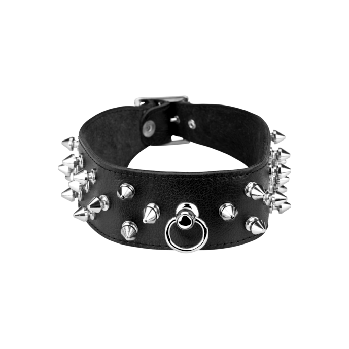 brede-leren-halsband-met-killer-studs-Schwarz-Silber-1