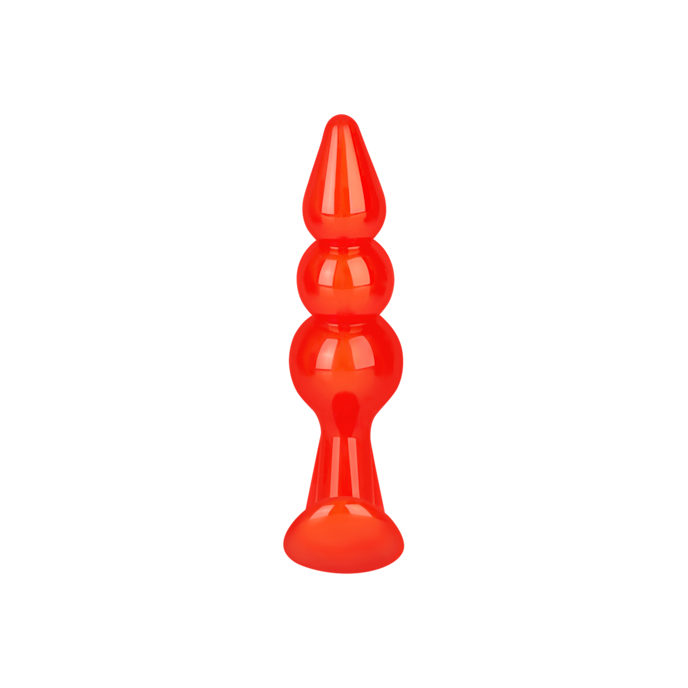 gode-anal-avec-structure-à-boule-9-cm-Rouge-5