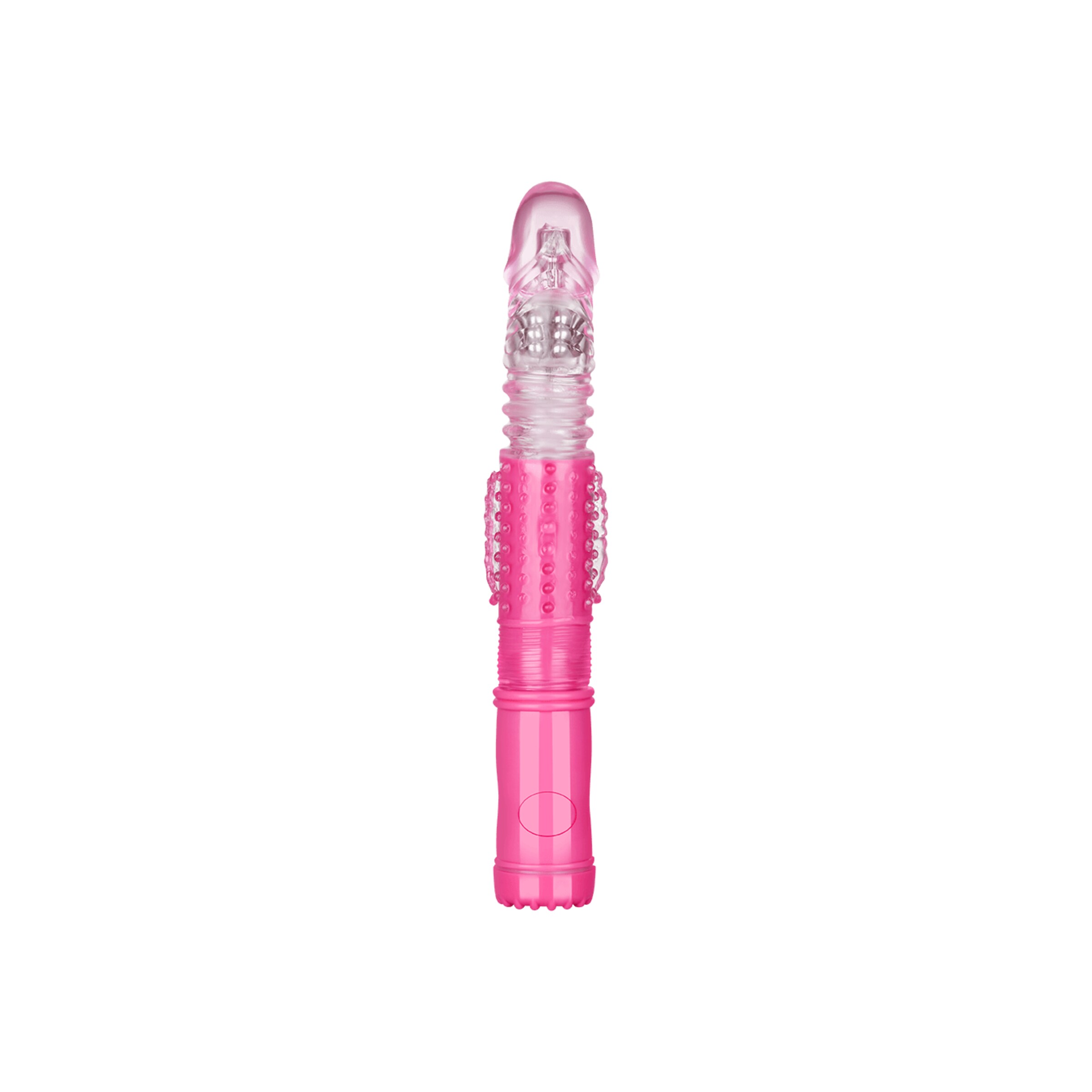 stoßender-perlen-hy]vibrator-26-cm-Pink-Transparent-4
