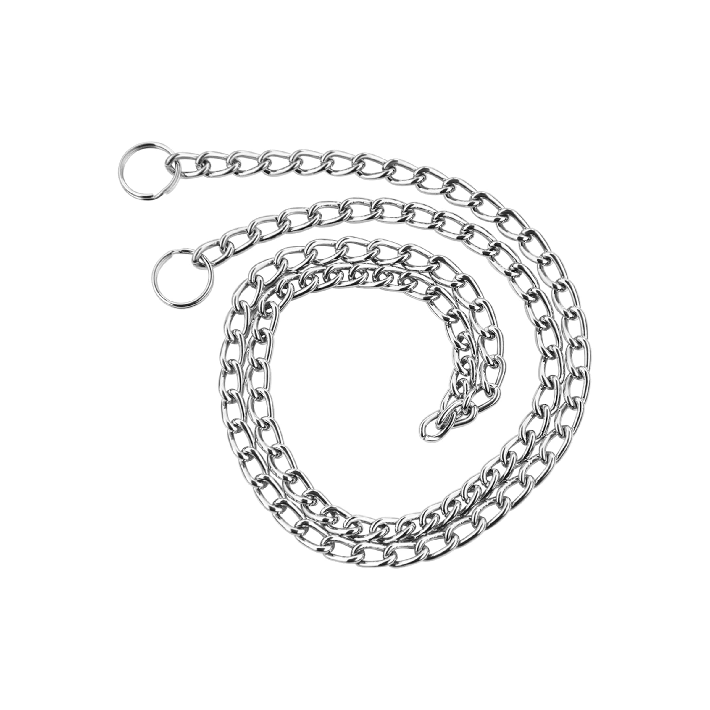 kette-mit-schlüsselring-1-m-Silber-2