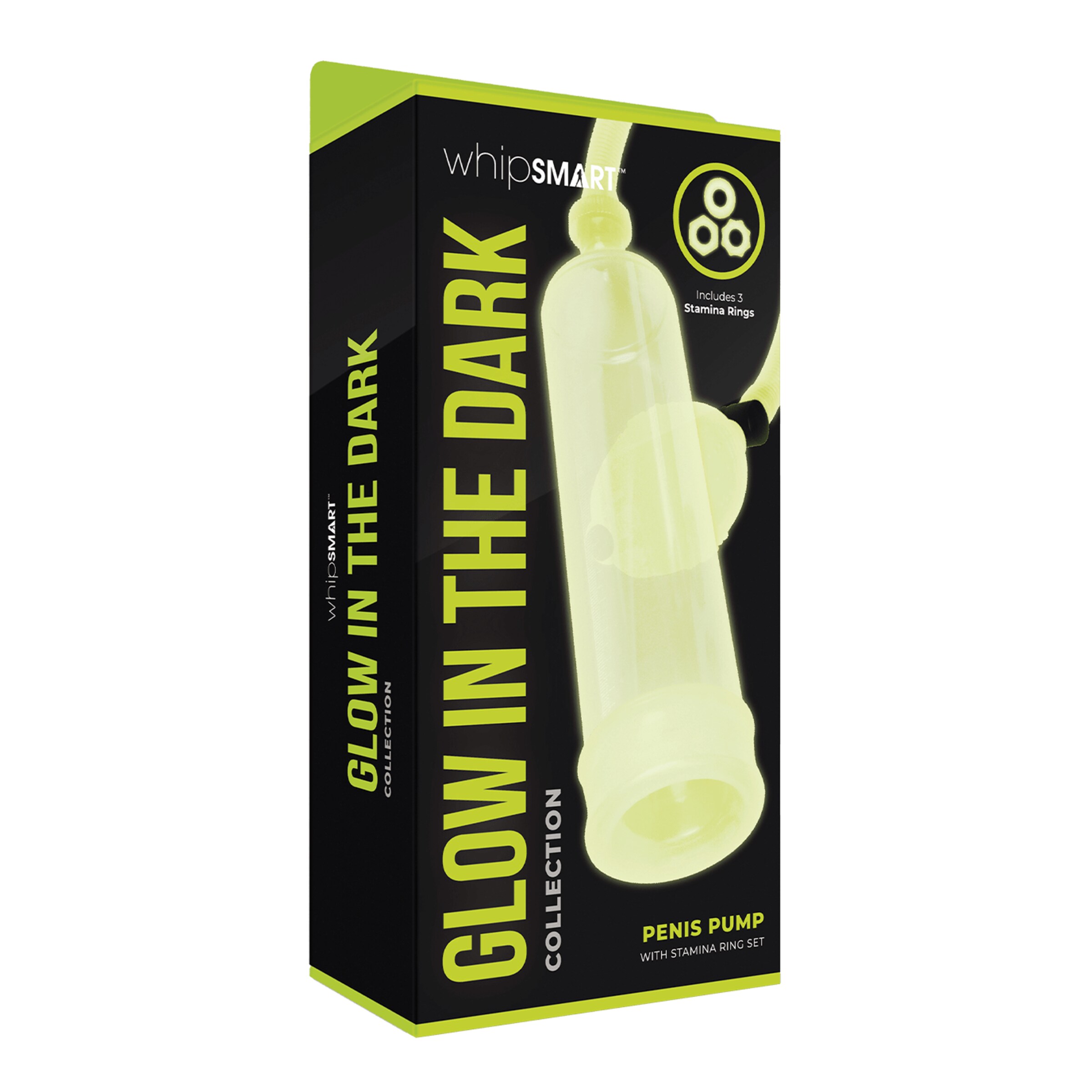glow-in-the-dark---penis-pump-&-stamina-ring-set-Neon-gelb-Weiß-3