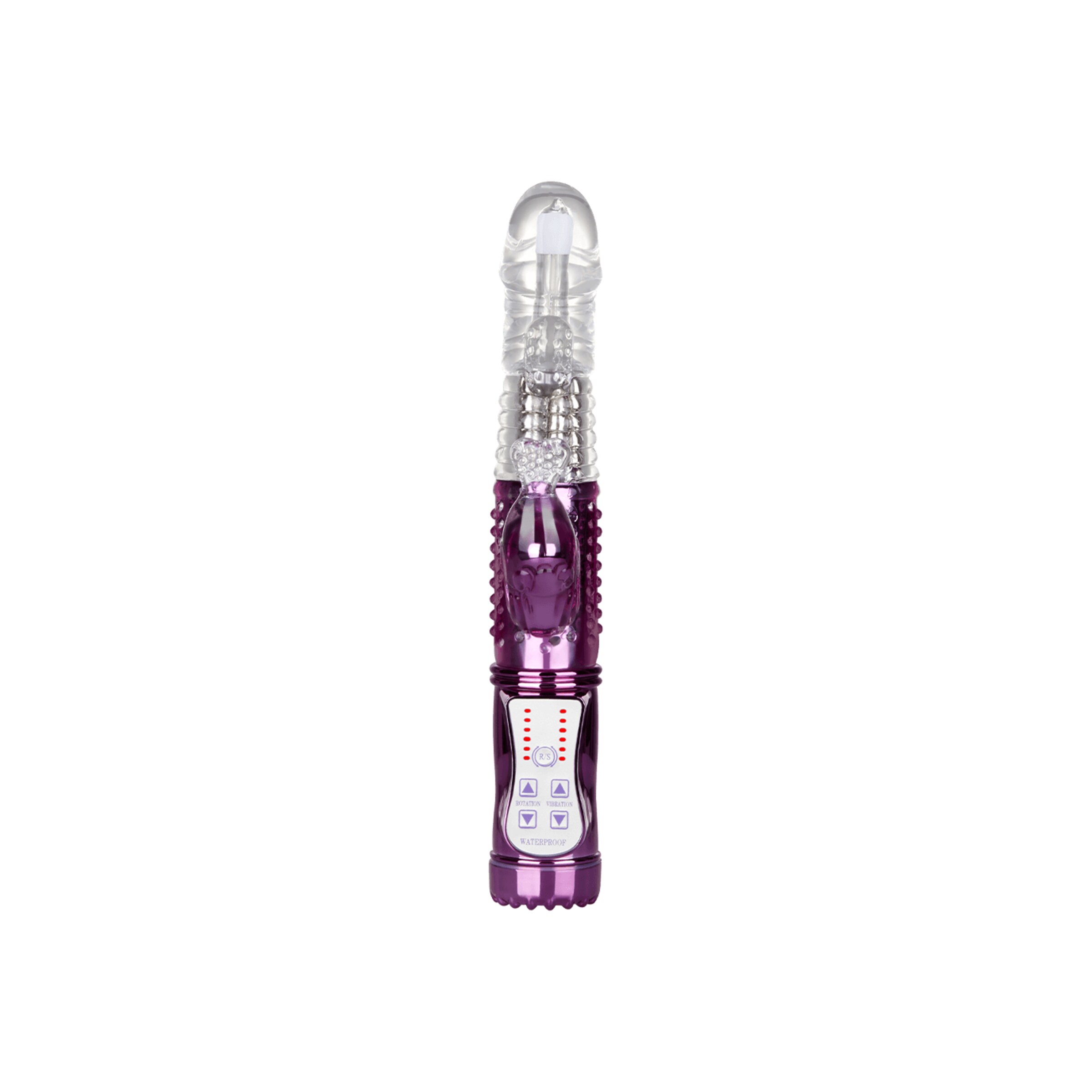 vibromasseur-à-perles--hy]rotatif-23-cm-Argent-Transparent-Violet-5