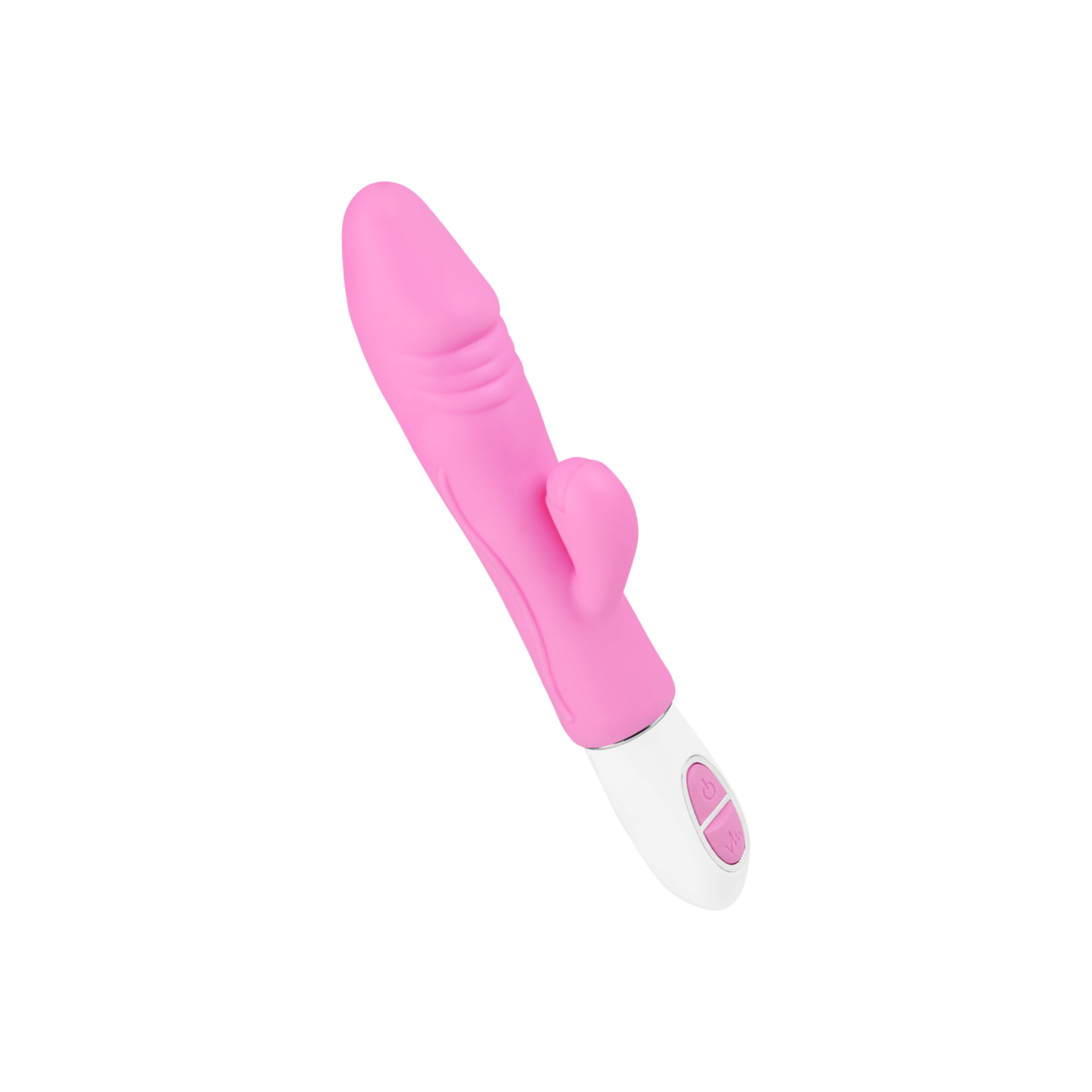 flexibele-konijnenvibrator-22-cm-Roze-Wit-1