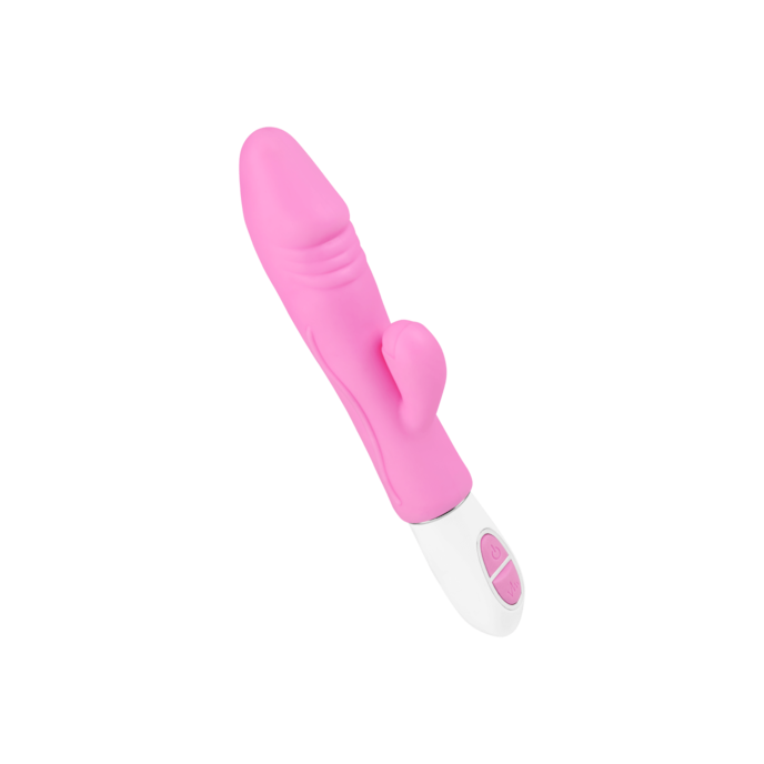 flexibele-konijnenvibrator-22-cm-Roze-Wit-1