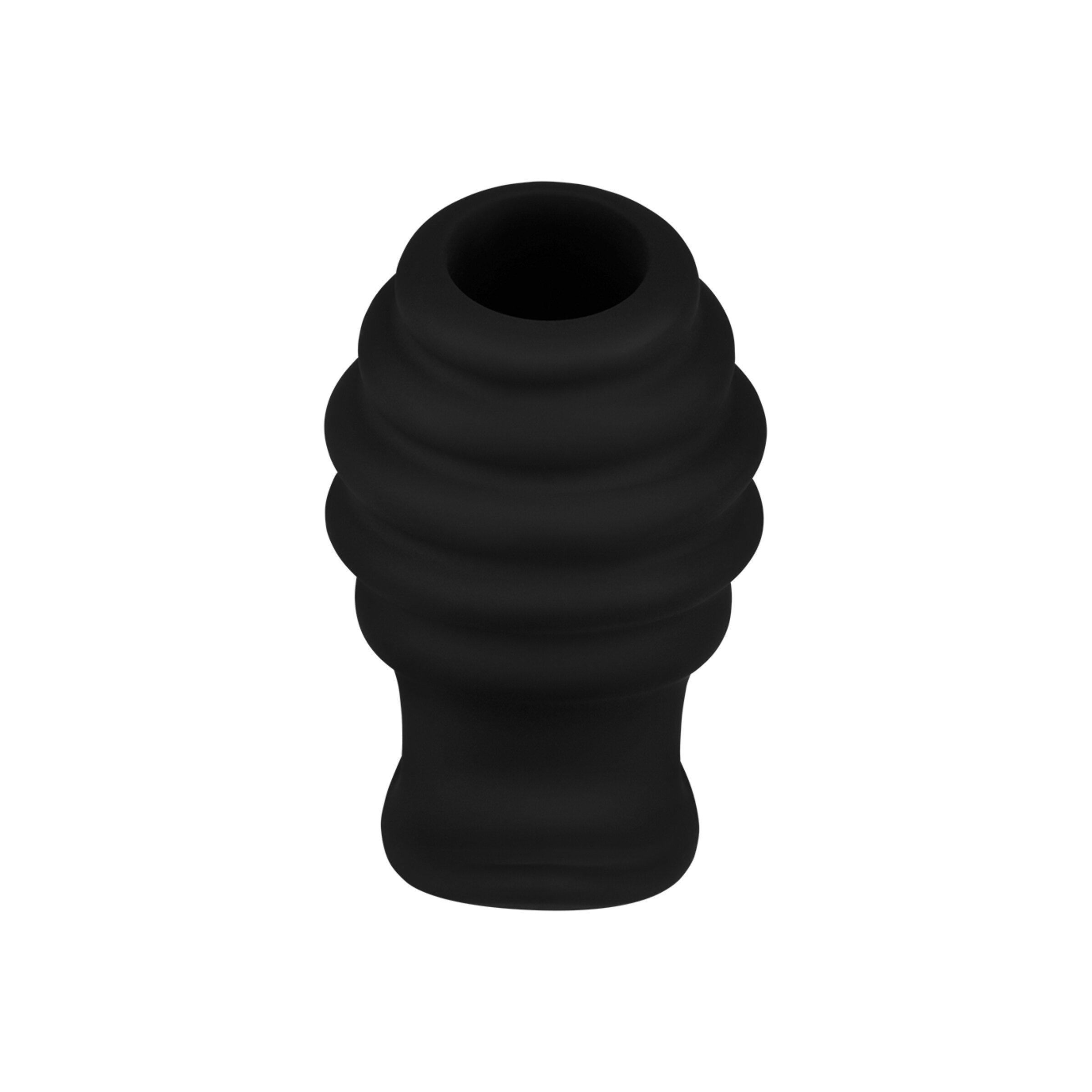 gestructureerde-anaalplug-met-tunnel-m-8-5-cm-Zwart-4