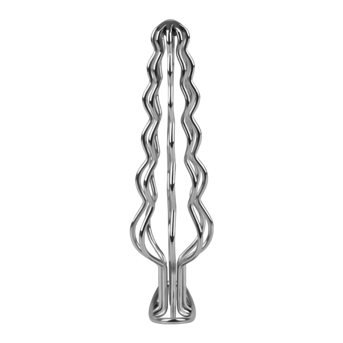 plug-anal-ondulé-en-métal-16-3-cm-Argent-2