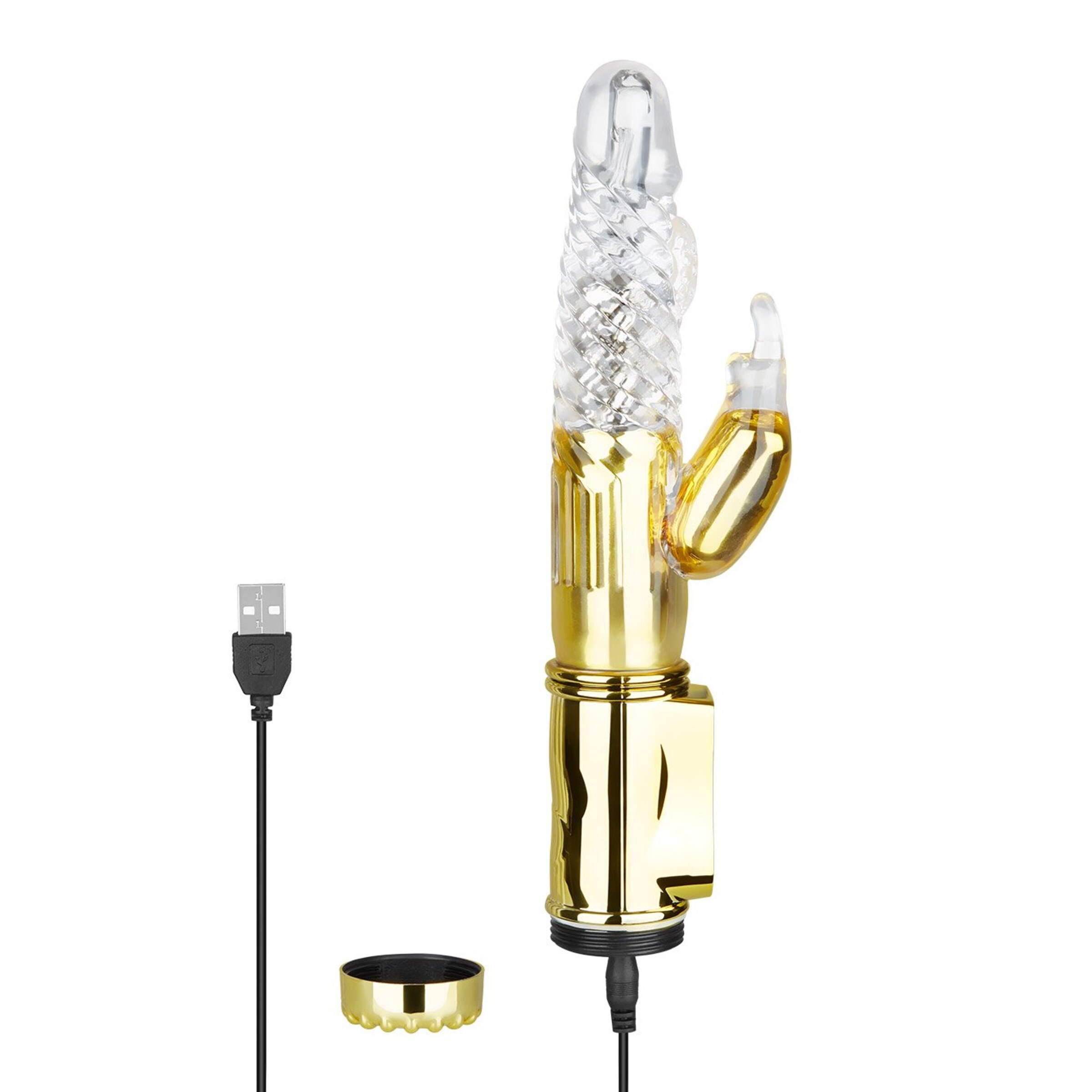 roterende-parel-hy]vibrator-23-cm-Goud-Transparant-6