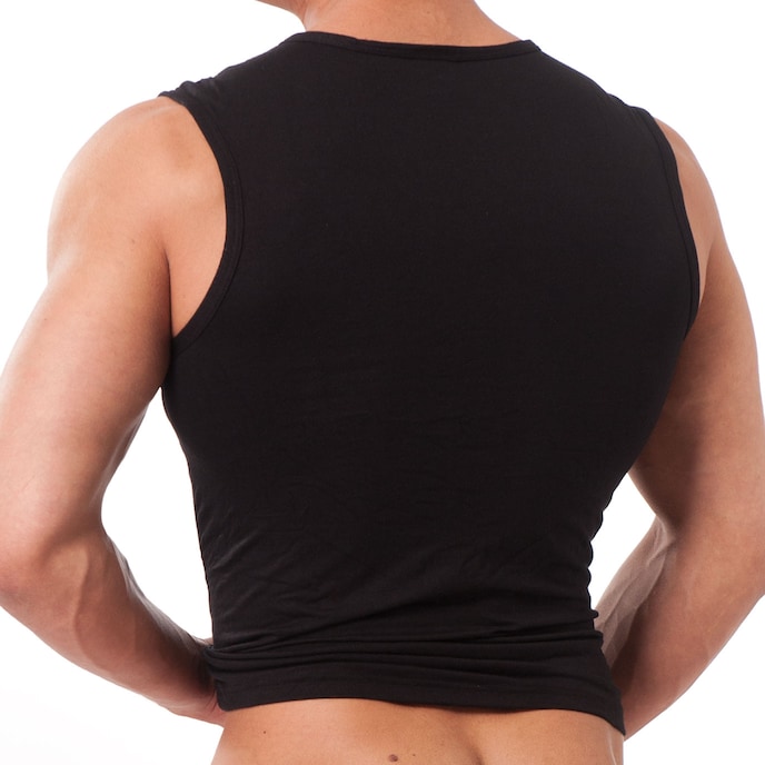 nauwsluitend-shirt-met-mesh-inzet-Schwarz-2