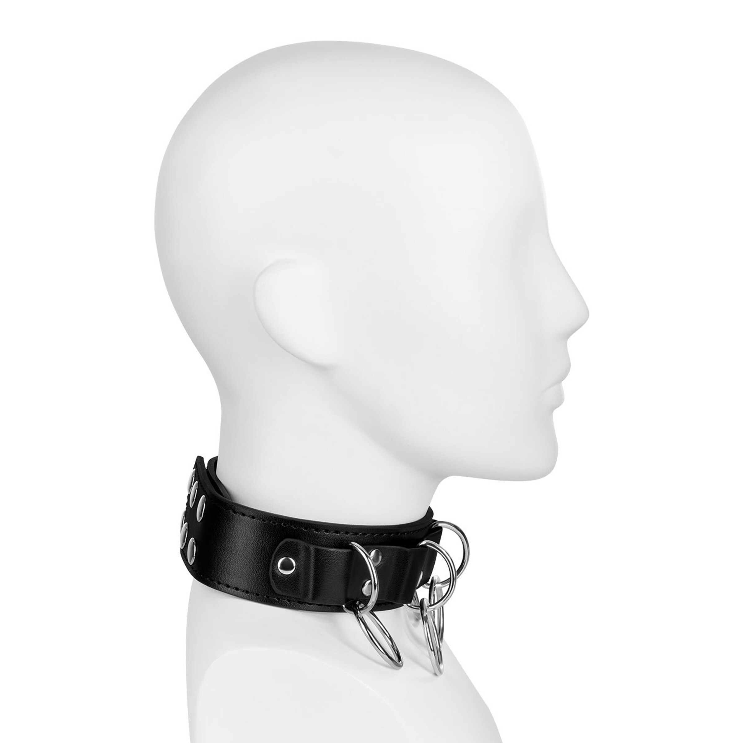 halsband-mit-ring-details-Schwarz-2