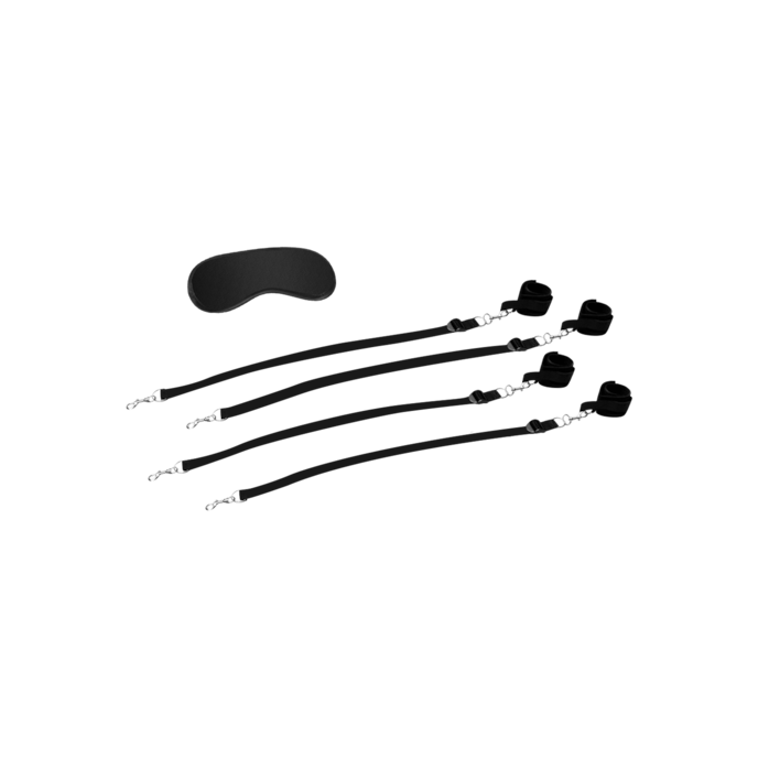 ensemble-de-bondage-polyvalent-5-pièces-Argent-Noir-1