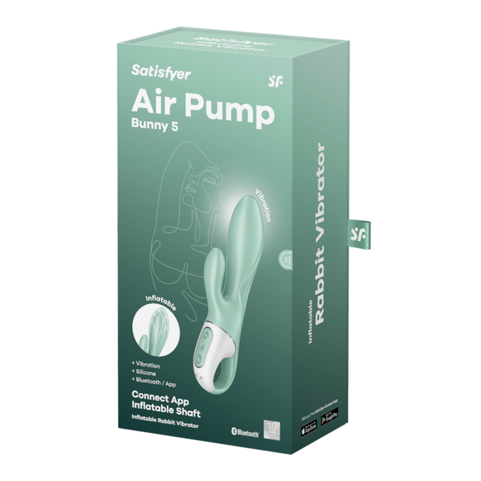 satisfyer-air-pump-bunny-5-connect-app-205cm-avec-app-Blanc-Menthe-3