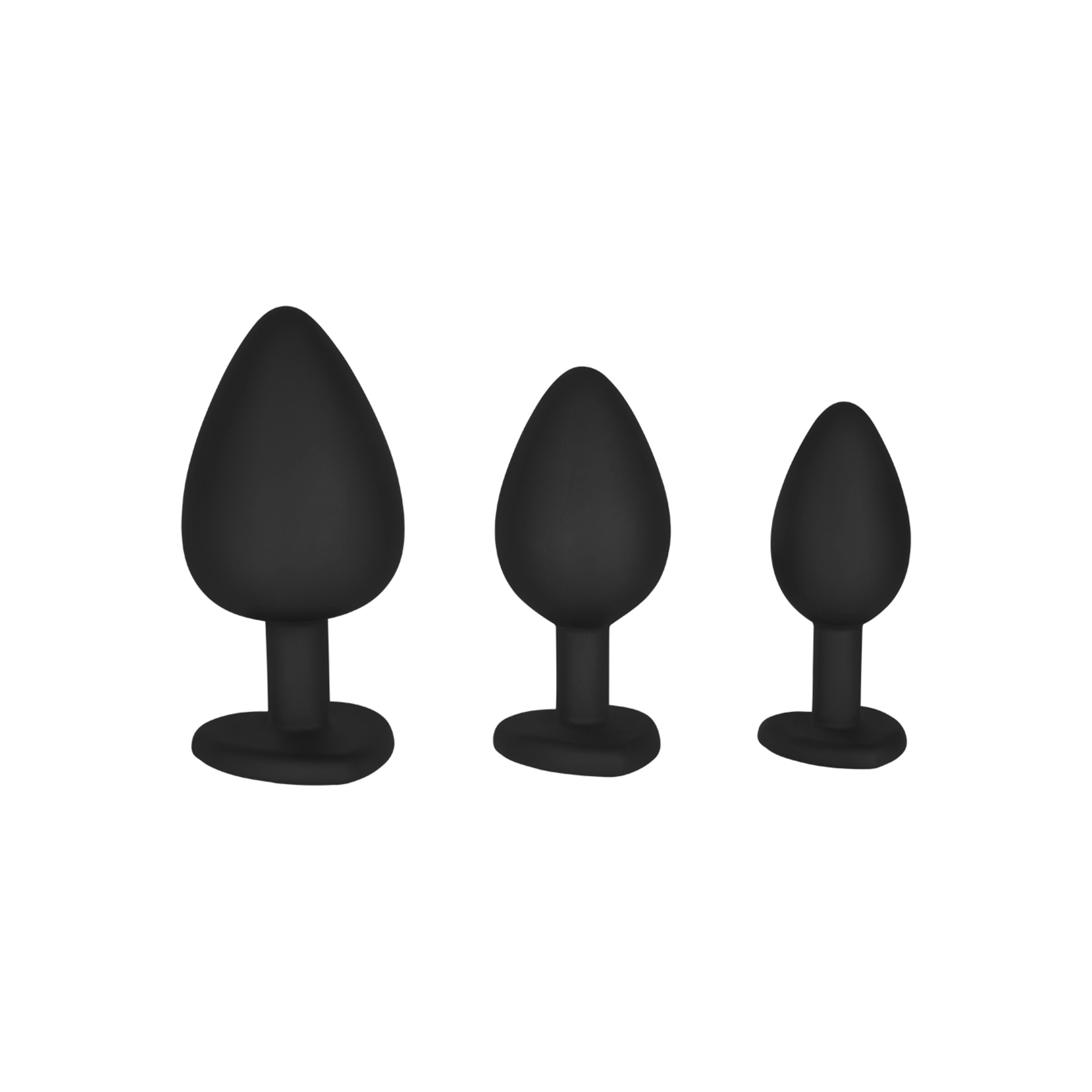 bling-plugs-7-5-[nbhy]-9-5-cm-3-stuks-Rood-Zwart-2