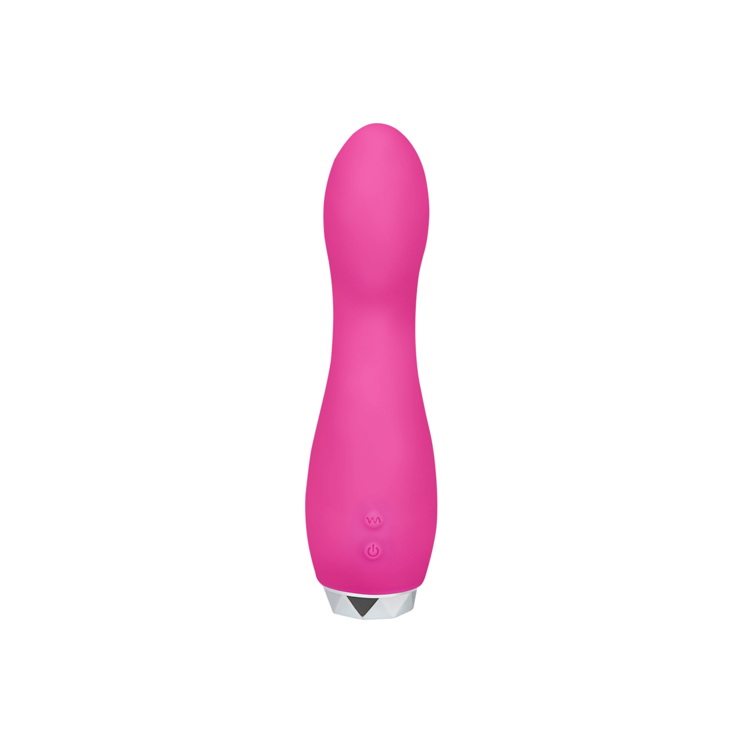 vibromasseur-[nbhy]point-g[nbhy]-en-silicone-15-5-cm-Argent-Rose-4