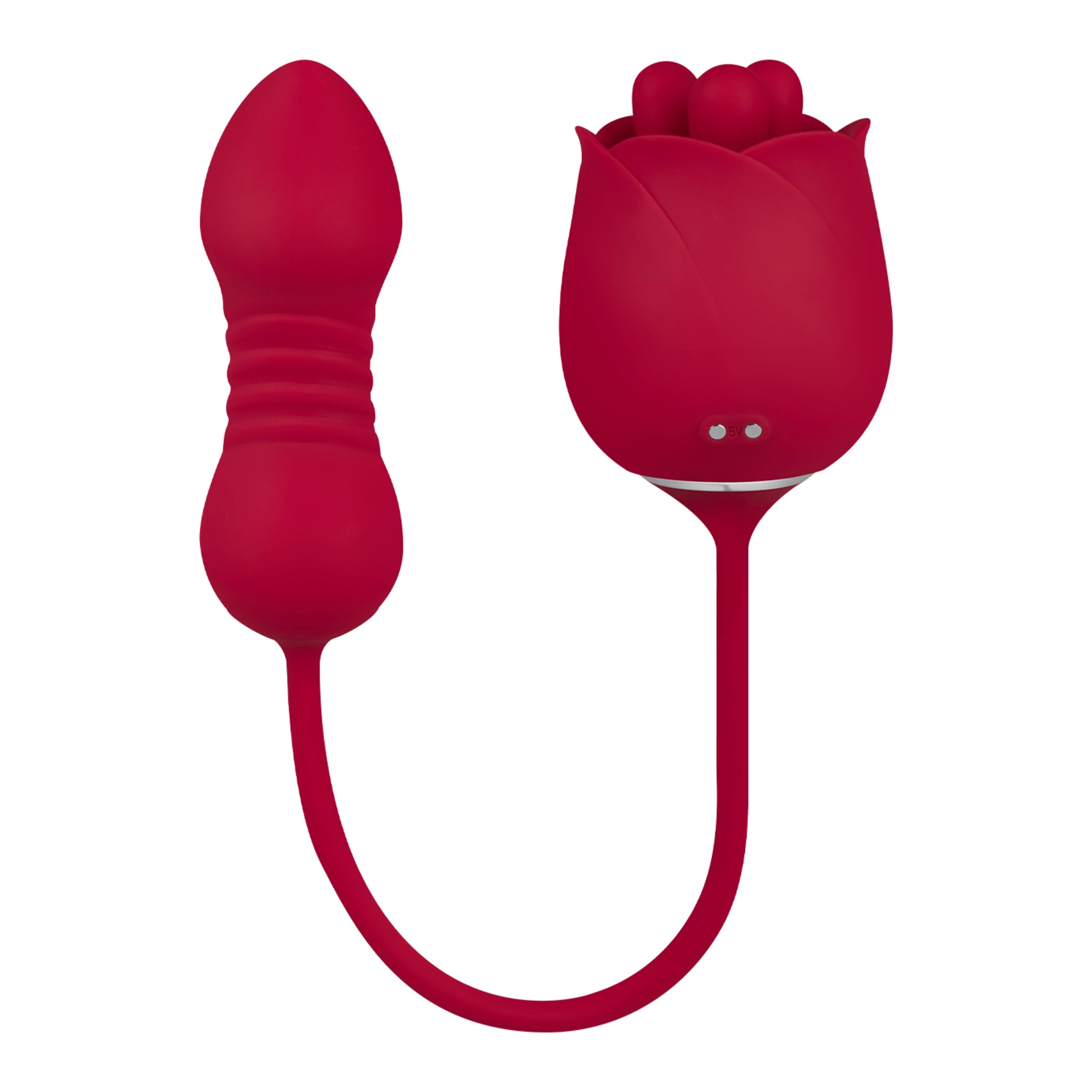 vibromasseur-en-forme-de-rose-avec-bullet-38-5-cm-Rouge-4