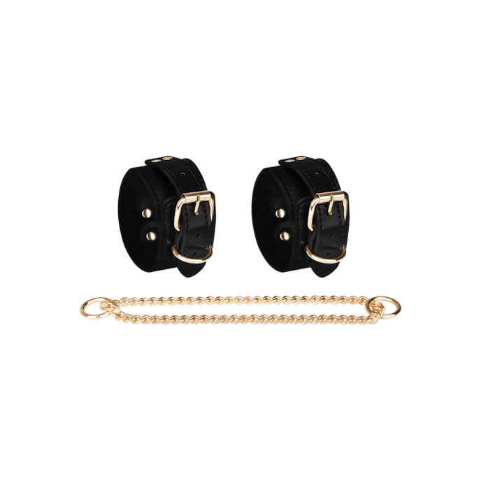 luxueuze-boeien-met-ketting-Goud-Zwart-1