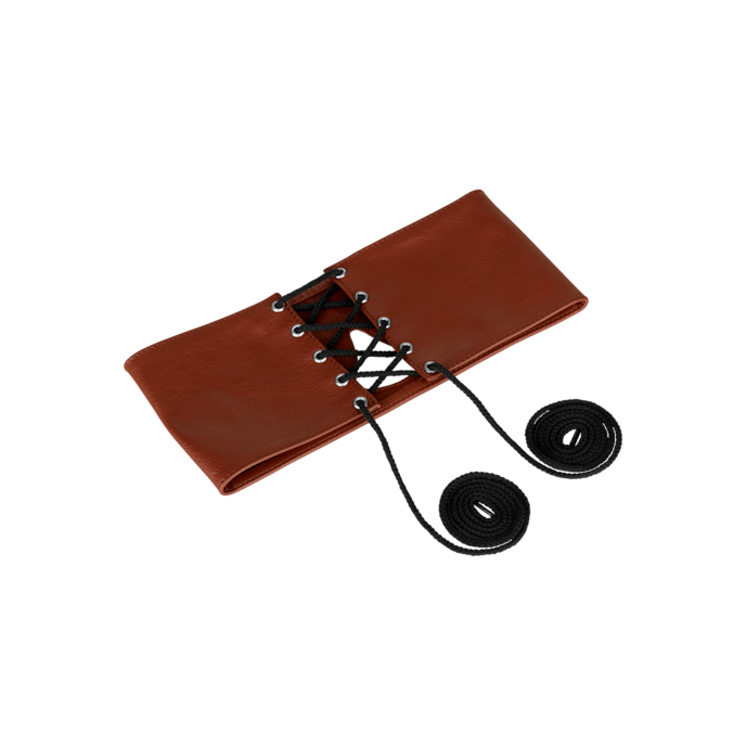 ondoorzichtig-leren-masker-met-veters-Braun-6