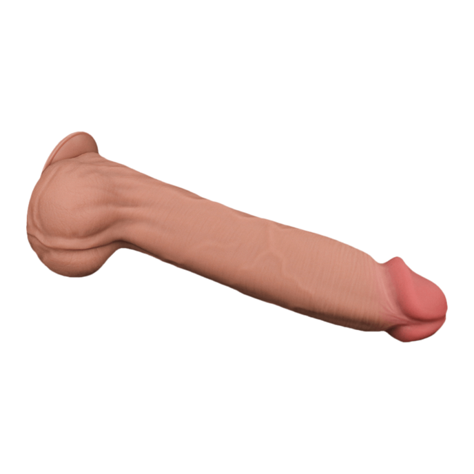 sliding-skin-dildo-36-cm-Brun naturel clair-2