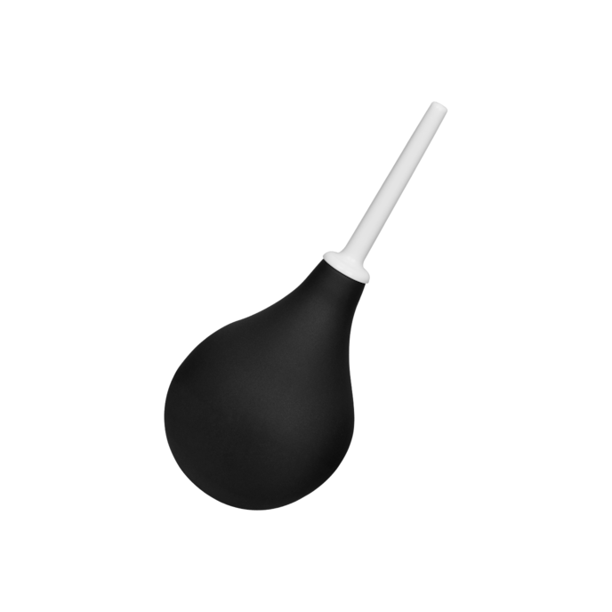 douche-anale-à-pompe-avec-embout-2-pièces-Blanc-Noir-1