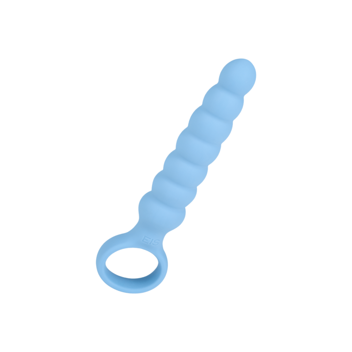 vibromasseur-anal-avec-anneau-de-maintien-16-5-cm-Bleu clair-1
