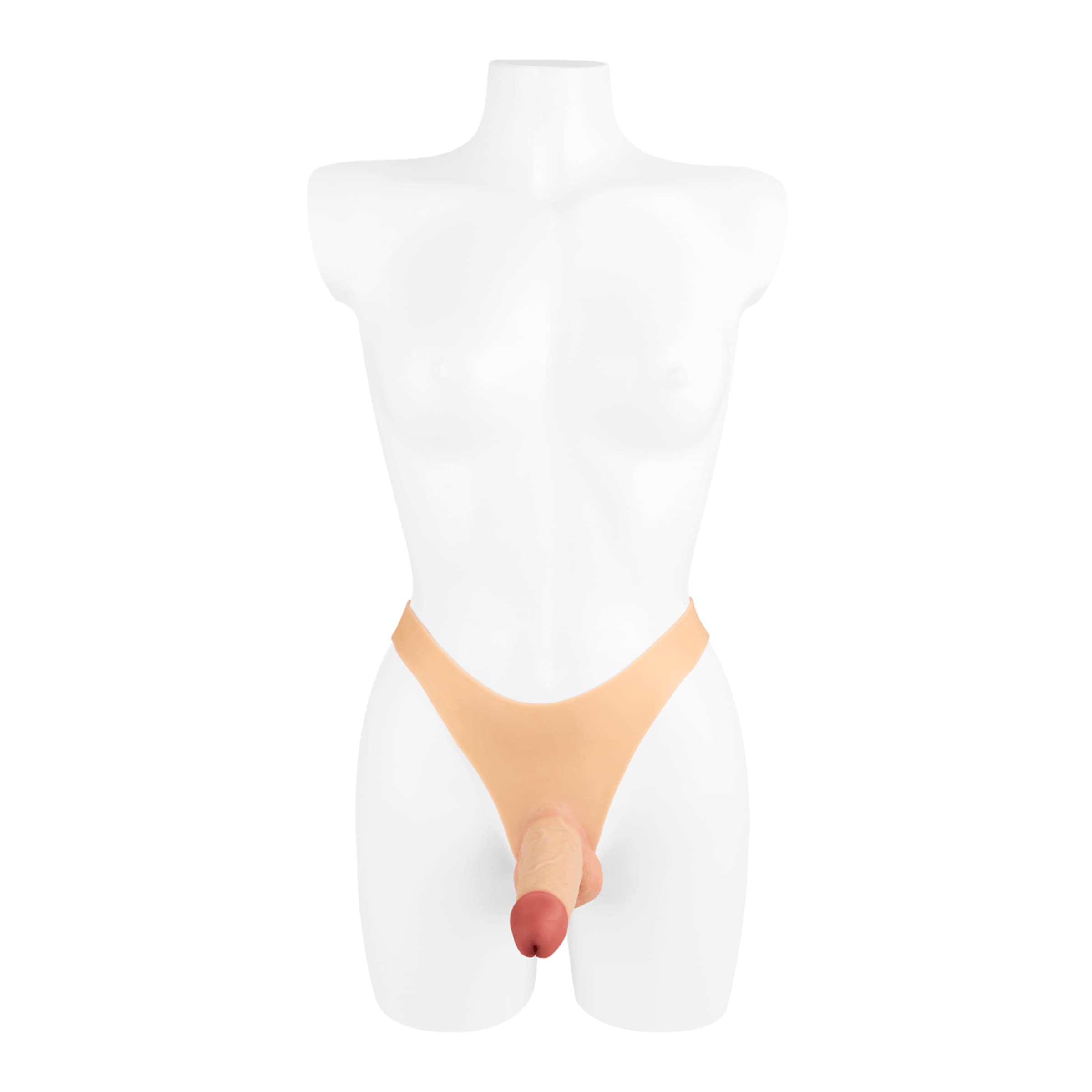 Penis-String aus Silikon natur-hell S-L  online kaufen