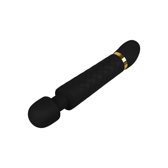 masseur-réversible-en-silicone-25-cm-Noir-Or-7