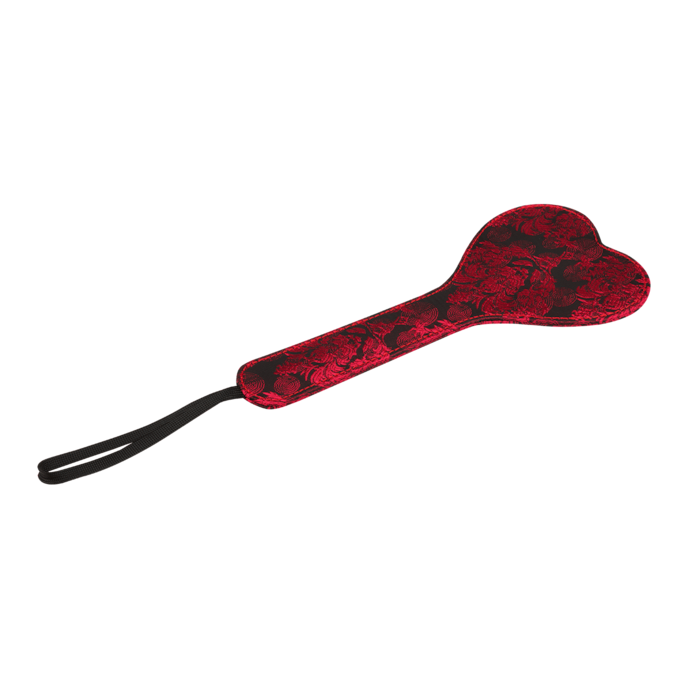 paddle-en-forme-de-cœur-au-design-élégant-Noir-Rouge-3