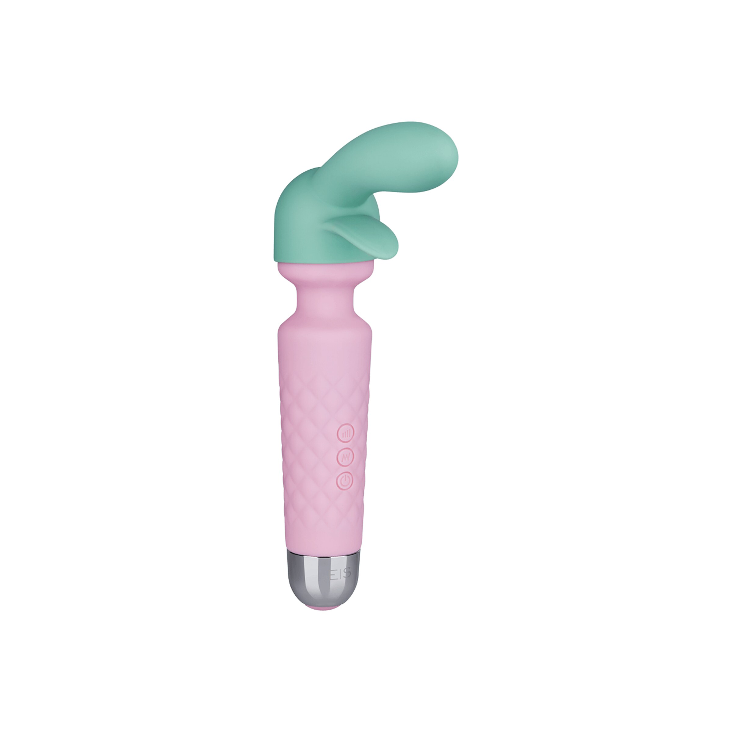 oplaadbare-siliconen-massager-19-5-cm-Mint-Roze-3