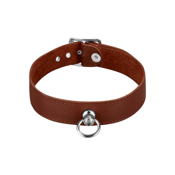 collier-en-cuir-m/l-Brun-5