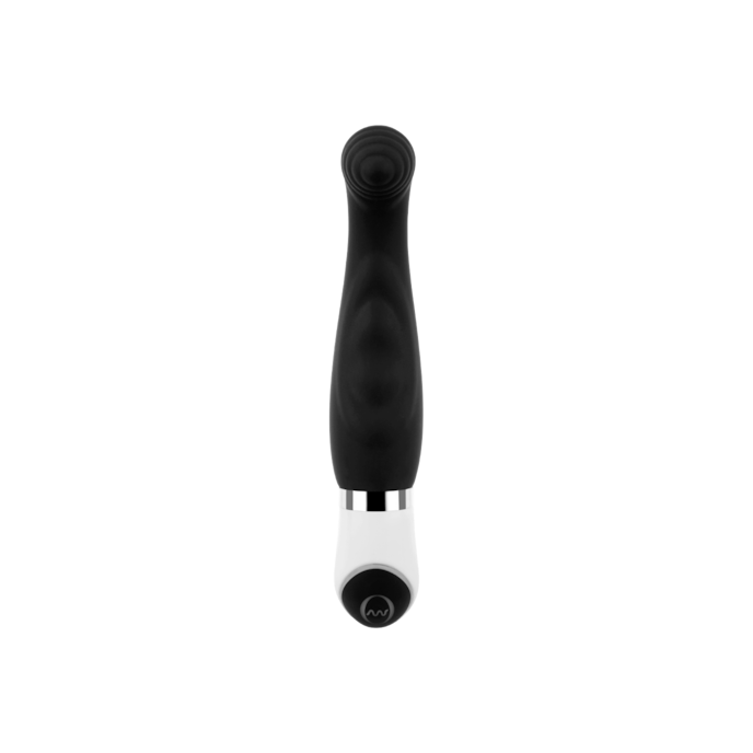 mini-vibromasseur-point-g-en-silicone-14-7-cm-Blanc-Noir-4