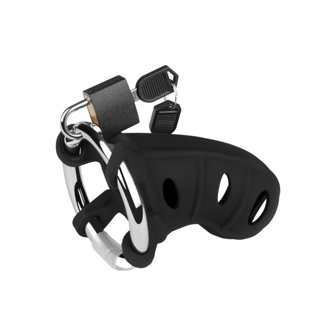 hardcore-cock-blocker-9-5-cm-Argent-Noir-2