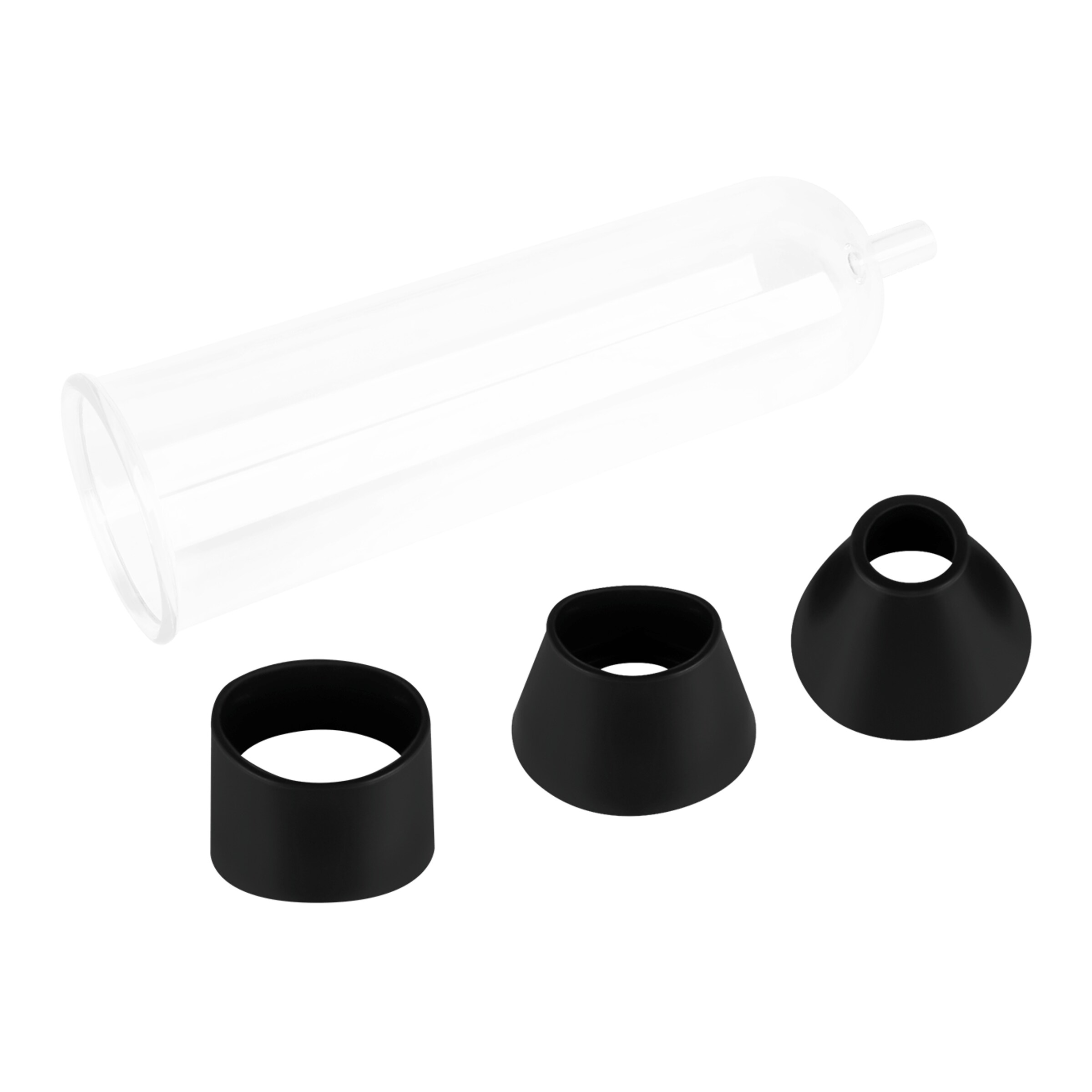 pompe-à-pénis-avec-3-gaines-18-cm-Noir-Transparent-5