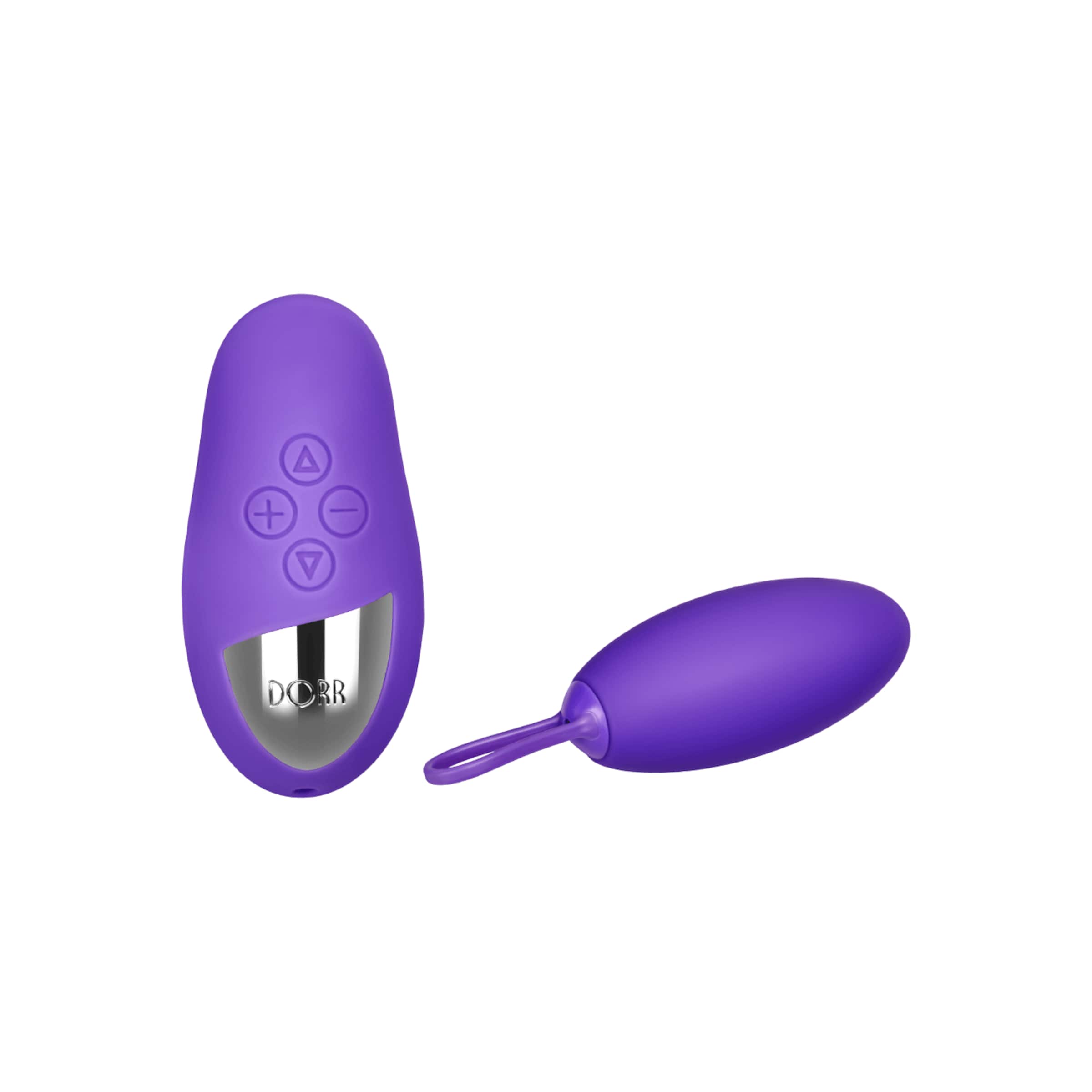 spot---wireless-duo-egg-11-cm-Paars-Zilver-4