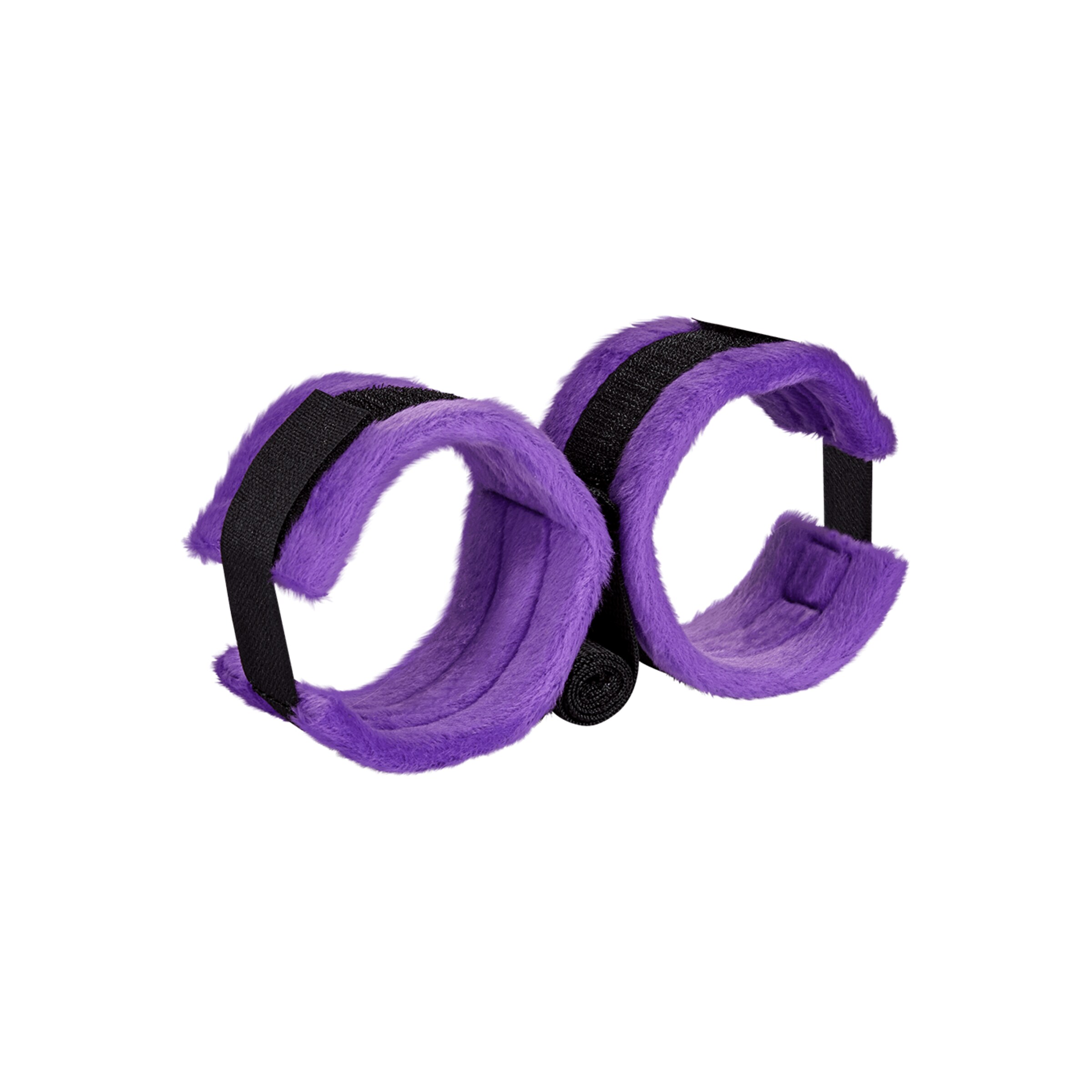 jeu-de-bondage-dorsal-en-peluche-3-pièces-Noir-Violet-2