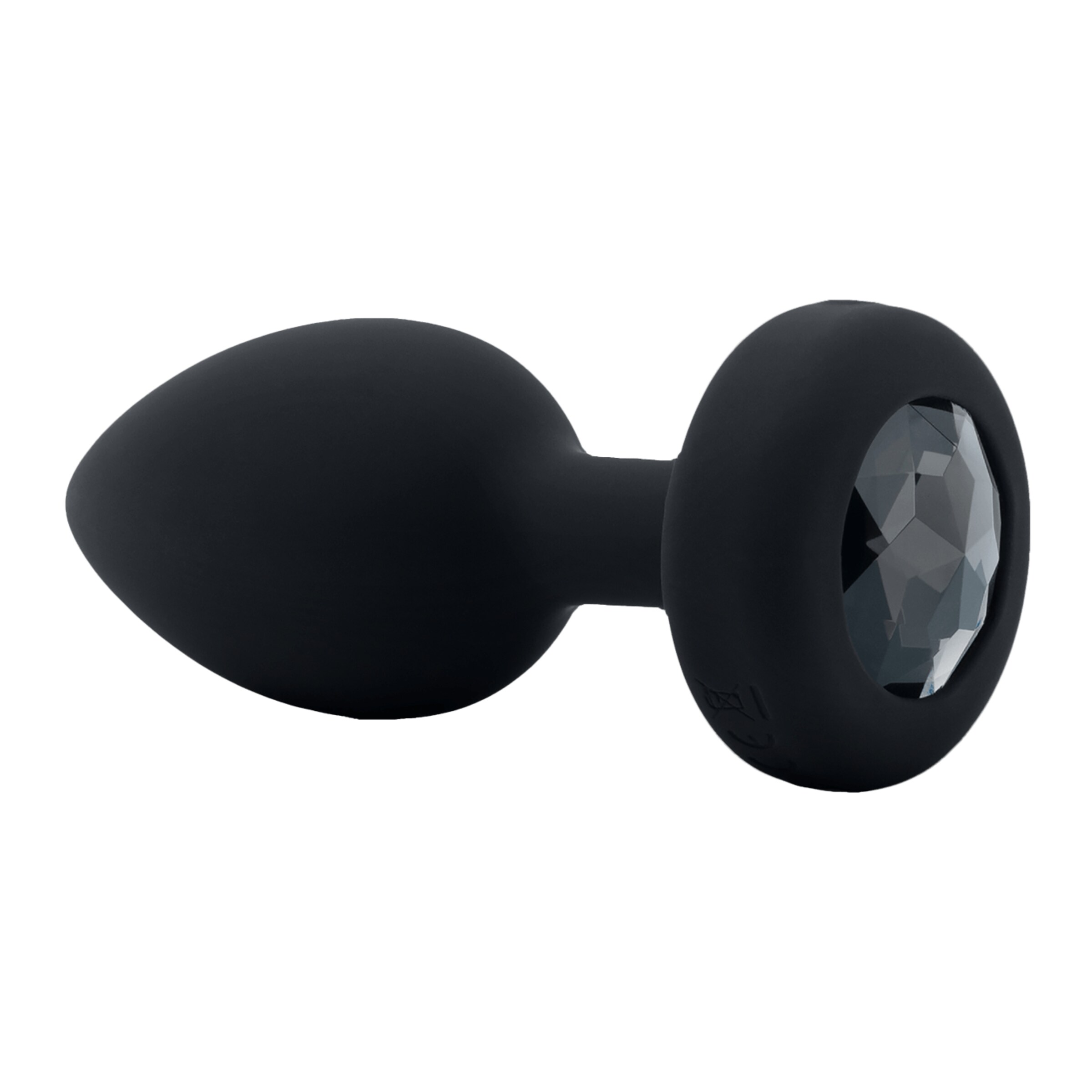 vibrating-jewel-plug---m/l-10-5-cm-Zwart-2